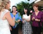 Making the brides bouquet